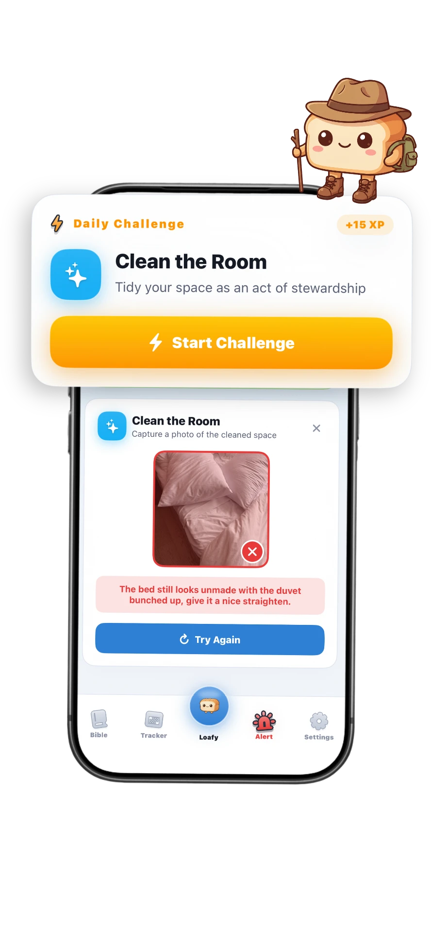 Loafy daily challenge screen